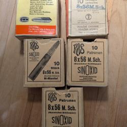 Vends douilles 8x56 Mannlicher Schoenauer.