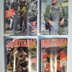 lot 4 militaria magazine des ann&eacute;es 1990 No 86/87/88/89