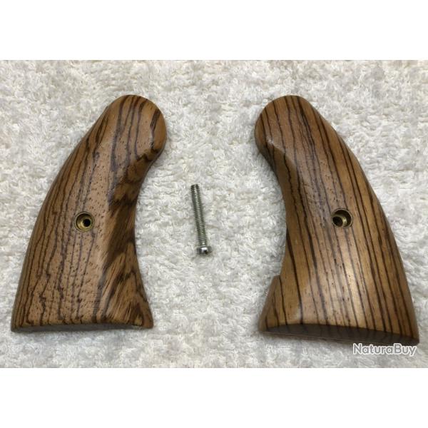 Plaquettes de crosse Detective Special, New Colt Cobra, Diamond back, short square butt