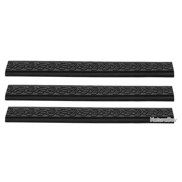 3 Couvre rail caoutchouc pour rail Picatinny Daniel Defense