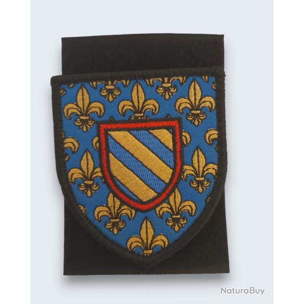 Ecusson Royal Les Fleurs De Lys Blason De La Bourgogne Province France Scratch Tactique Brod�