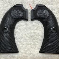 Plaquettes de crosse Gutta-Percha pour Colt Bisley