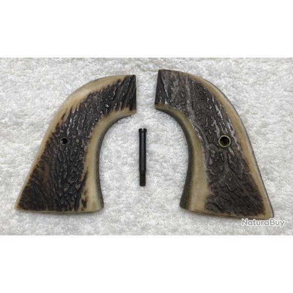 Plaquettes de crosse en bois de cerf pour Colt SAA 1873 " arme non incluse "