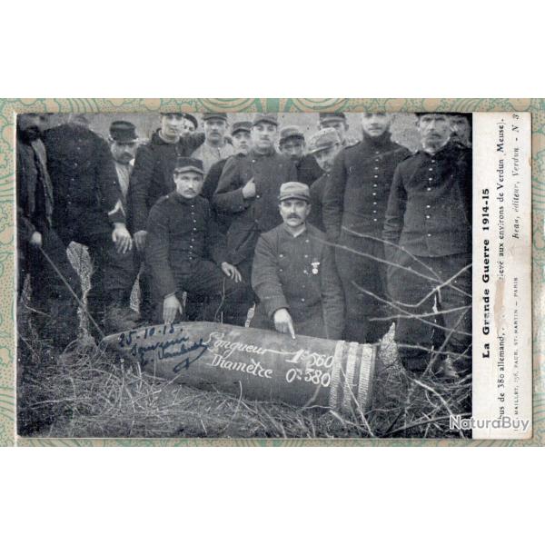 CPA - La Grande Guerre - Obus de 38o allemande -N�7411