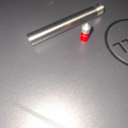 Adaptateur de tir M8X1.25 trou 5.5 mm pour pistolets d'alarme &agrave; blanc ( puissance 20J )