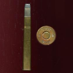9.3 x 74 R - int&eacute;ressant et tr&egrave;s ancien marquage : DWM K 474A K - balle nickel pointe plomb plate