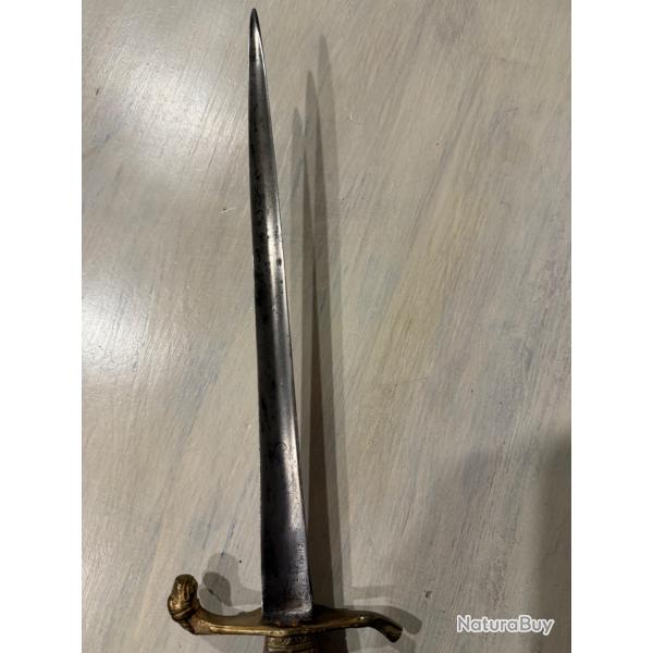 Authentique poignard de c�r�monie appartenant � l'ordre fraternel am�ricain des Chevaliers de Pythia