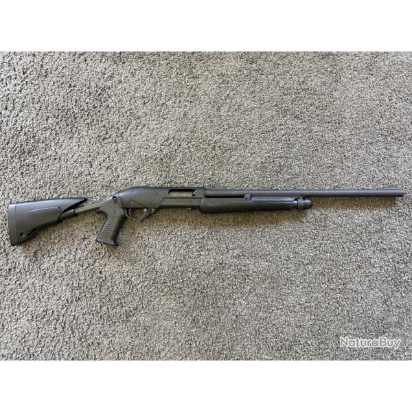 EXCLUSIVIT� PISTEURS41 Fusil � pompe BENELLI SuperNova Tactical Slug Calibre 12/76 canon 61 cm ray�