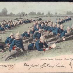 CPA - Deutsche Arm&eacute;e - Infanterie Arm&eacute;e Allemande  - N&deg;7412