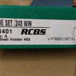 Jeux d'outils RCBS fl die set 243 W