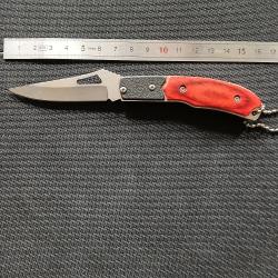 Couteau pliant bi-mati&egrave;re