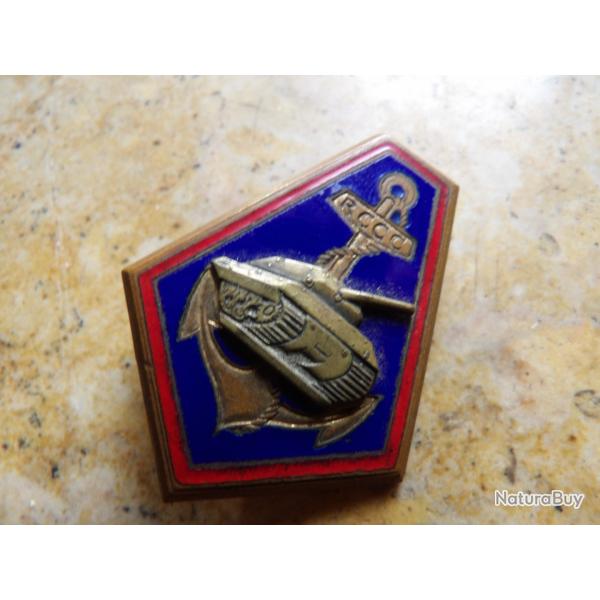 Insigne RCCC R�giment Colonial Chasseurs Chars  Andr� Mardini  ABC cavalerie