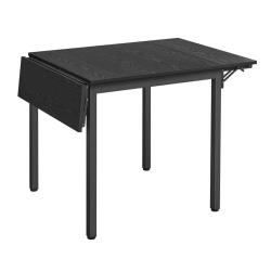 Table de salle &agrave; manger pliable table de cuisine extensible bureau pour 2 &agrave; 4 personnes rectangulai