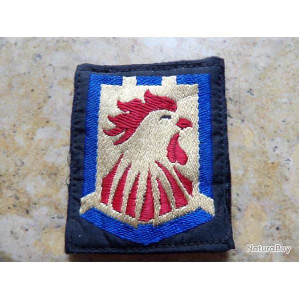 insigne tissu brod�e 12eme division infanterie AFN alg�rie