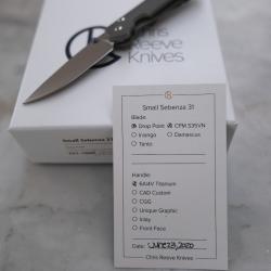 Chris Reeve Knives Small Sebenza 31
