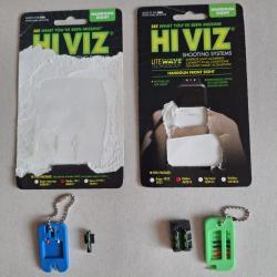 Hausse et visee fibre optique HIVIZ pour KIMBER 1911