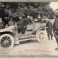 CPA - BRIENNE LE CHATEAU - GRANDE MANOEUVRE DE L'EST 1905 - N&deg;7419