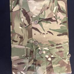 Veste de treillis militaire britannique originale  NEUVE sous emballage Drapeau UK cousu