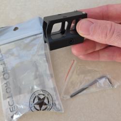 Rehausse co-witness point rouge Vector Optics MOJ MOS rail picatinny