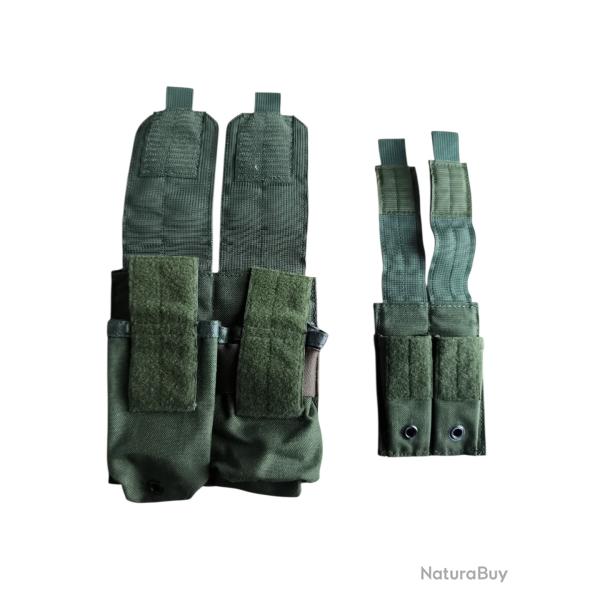 Porte chargeur double pour type M4 et 9 mm