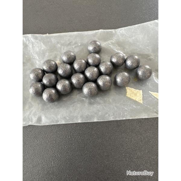 Balle plomb cal 44 pour revolver poudre noire