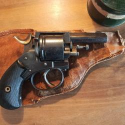 Revolver Bulldog calibre 9mm &agrave; percussion centrale - Poin&ccedil;on St Etienne