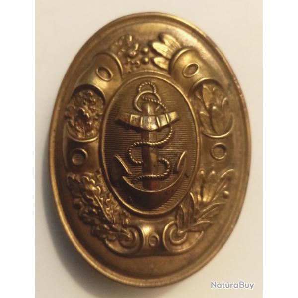 PLAQUE DE CEINTURON D'OFFICIER DE MARINE, mod�le mars 1848, Deuxi�me R�publique,