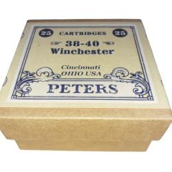 38 x 40 Winchester ou 38-40 Win: Reproduction boite cartouches (vide) PC 14560988