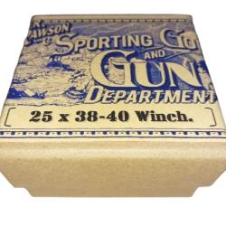 38 x 40 Winchester ou 38-40 Win: Reproduction boite cartouches (vide) WR 14561039