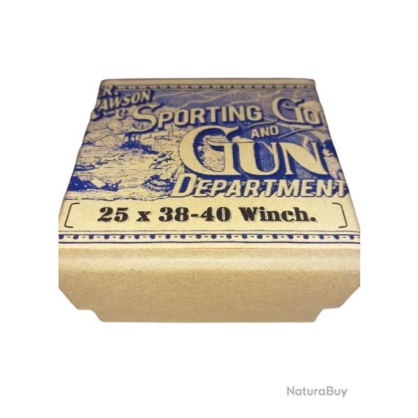 38 x 40 Winchester ou 38-40 Win: Reproduction boite cartouches (vide) WR 14561039