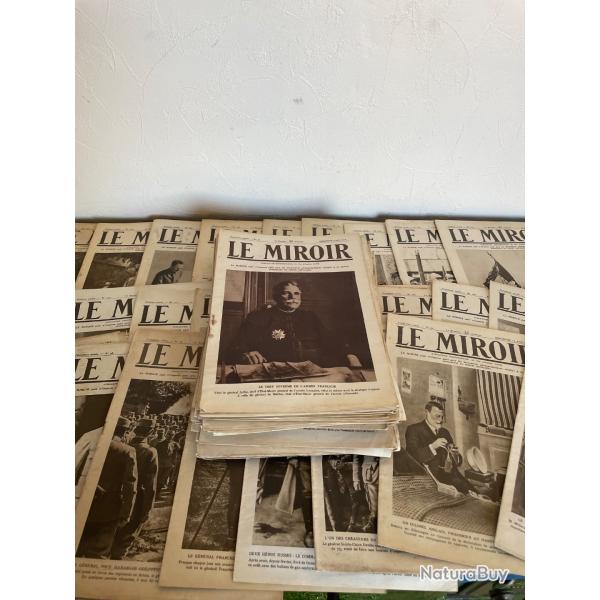 Gros lot de journaux de guerre Le Miroir WW1