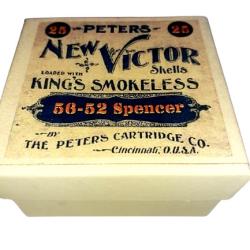 56 x 52 Spencer ou 56-52 RF: Reproduction boite cartouches (vide) PC 14561102