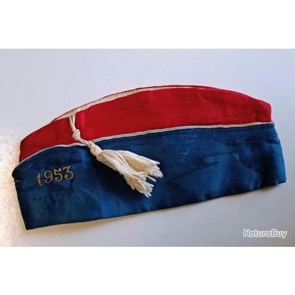 Calot fantaisie de Conscrits - Classe 1953 - Service Militaire