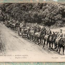 CPA -  GUERRE 1914 ARTILLERIE ANGLAISE - N&deg;7426