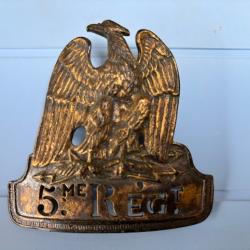 Plaque de Shako de troupe