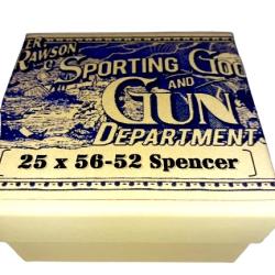 56 x 52 Spencer ou 56-52 RF: Reproduction boite cartouches (vide) WR 14561119
