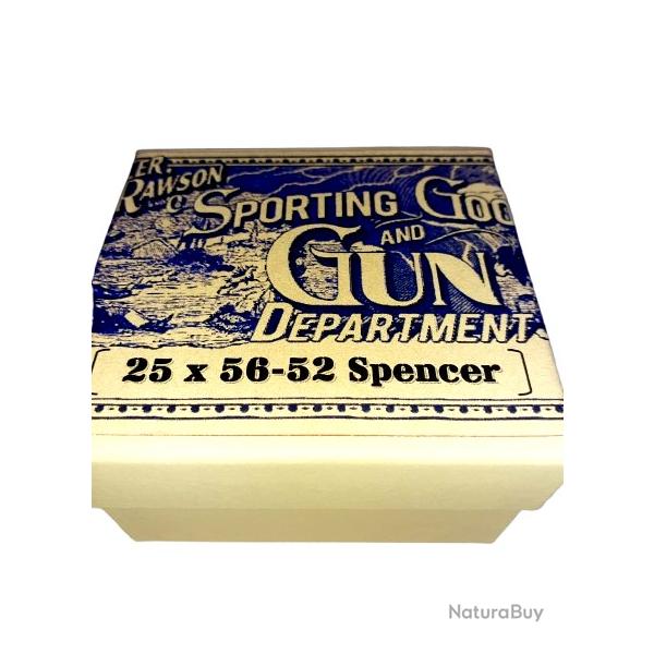 56 x 52 Spencer ou 56-52 RF: Reproduction boite cartouches (vide) WR 14561119