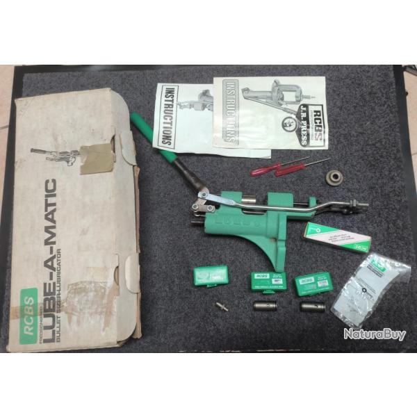 Presse � graisser RCBS �tat neuve + accessoires