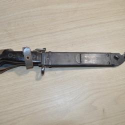 Baionnette Kalashnikov AK47 export Russe 1964 Couteau Poignard Militaire coupe barbel&eacute;  (23)