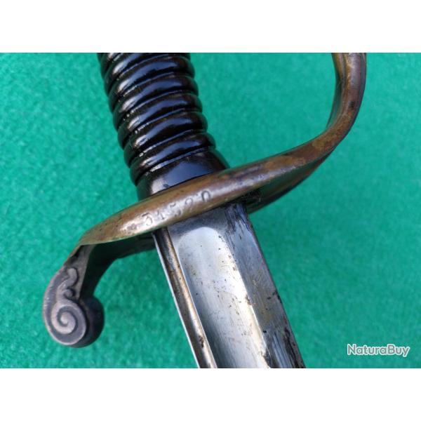 Sabre 1845 adjudant d'infanterie r�giment�