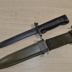 Baionnette Poignard combat USM5A1 Imp&eacute;rial PWH US MIL PAR COL USM3 USM4 USM8  Army Am&eacute;ricain (23)