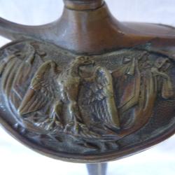 562)  rare &eacute;p&eacute;e d'officier de  grosse cavalerie , forte lame ,  2&egrave; empire napol&eacute;on