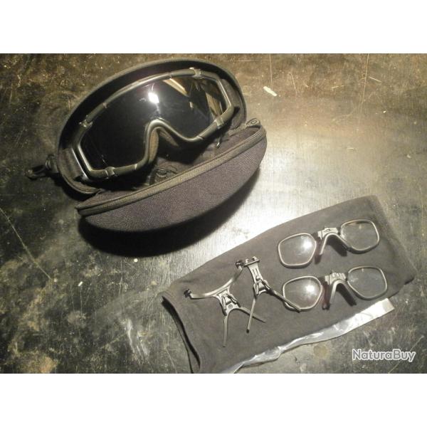 Masque balistique Oakley SI Ballistic + insert de prescription ESS URx