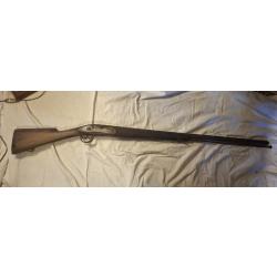 Fusil tower anglais XVIII &egrave;me  modifi&eacute; percussion d&eacute;but XIX chasse