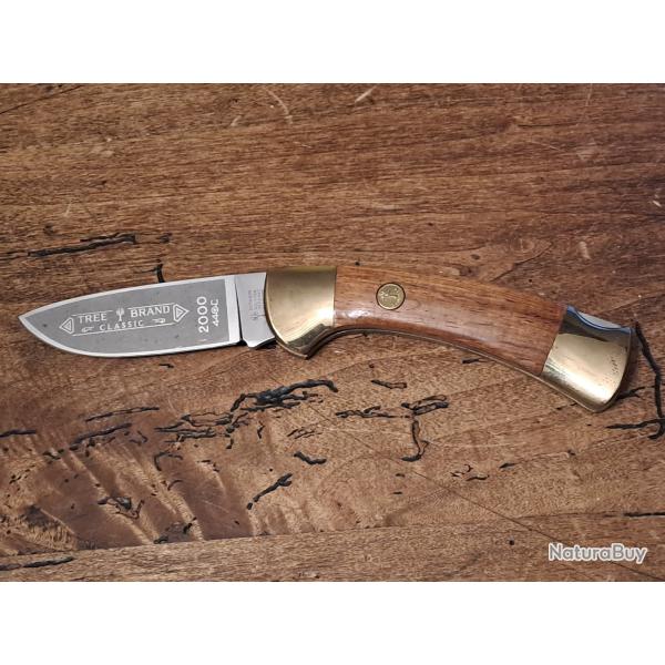 Vintage BOKER Tree Brand Classic 2000, inox 440C, pompe, 120/204mm