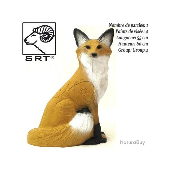 SRT TARGETS Cible 3D Renard Assis en mousse pour le tir � l'arc - 08470594