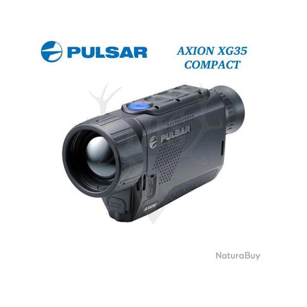 PULSAR AXION XG35 COMPACT Cam�ra Monoculaire Thermique HD 640 nouvelle g�n�ration avec enregistreur 