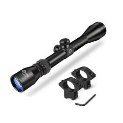 Lunette CVLife Foxspook 3-9x40 avec colliers 11mm pour queue d'aronde (R&eacute;ticule Crosshair R4)