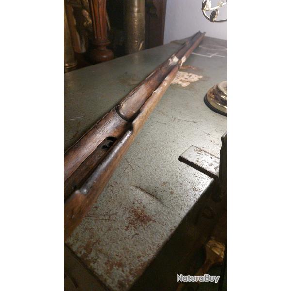 "Devant de f�t Chassepot Mle 1866 - partie avant 87 cm - restaur� authentique"