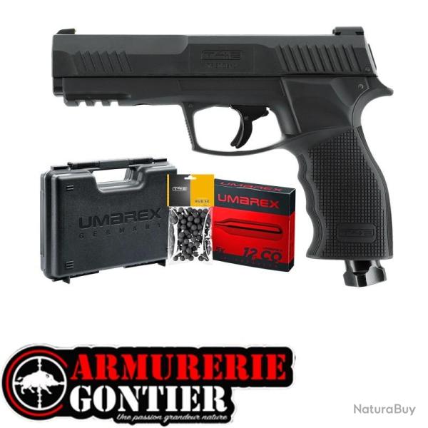 PACK PRET A TIRER UMAREX T4E TP50 GEN.2 CAL 50 - 13 J (100 BILLES, 5 CO2, MALLETTE)